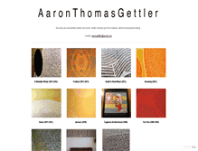 Tablet Screenshot of aaronthomasgettler.com